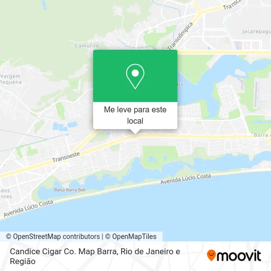 Candice Cigar Co. Map Barra mapa