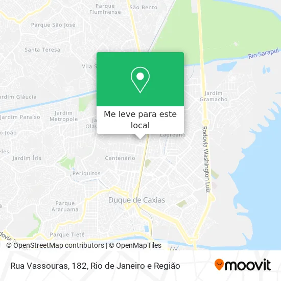 Rua Vassouras, 182 mapa
