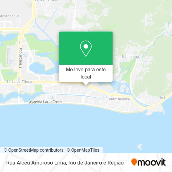 Rua Alceu Amoroso Lima mapa