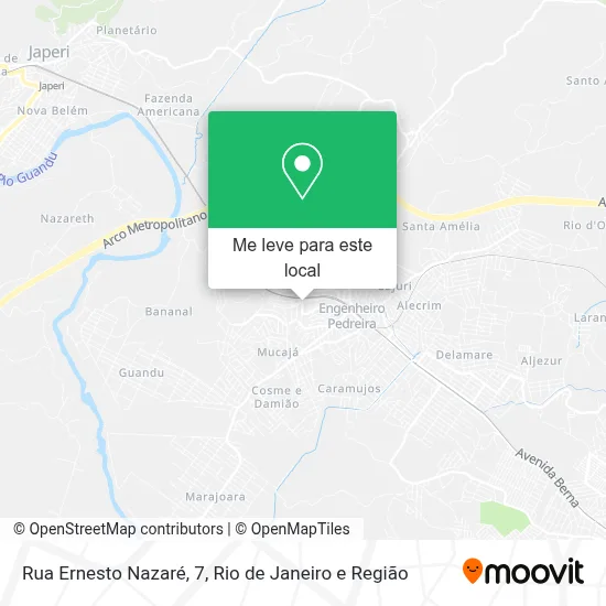 Rua Ernesto Nazaré, 7 mapa