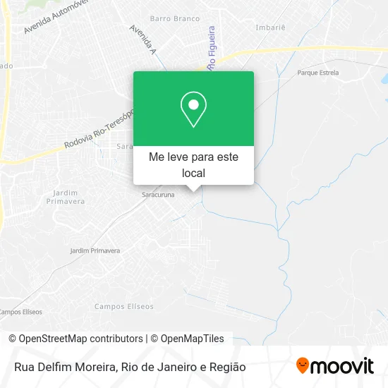 Rua Delfim Moreira mapa