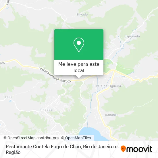 Restaurante Costela Fogo de Chão mapa