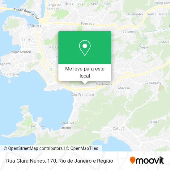 Rua Clara Nunes, 170 mapa