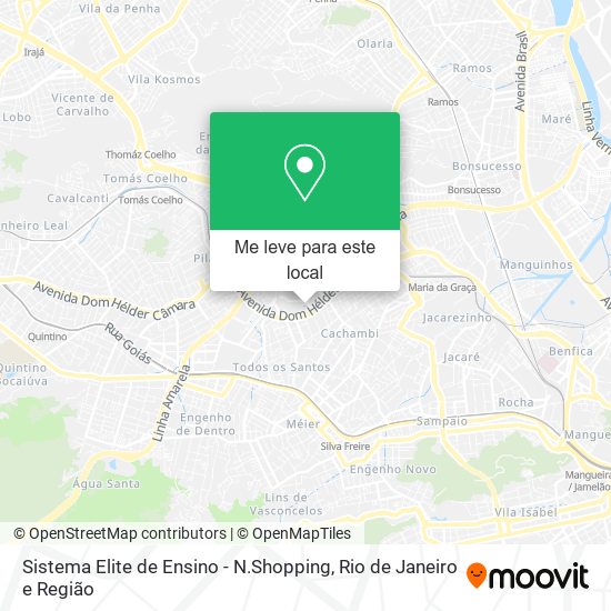 Sistema Elite de Ensino - N.Shopping mapa