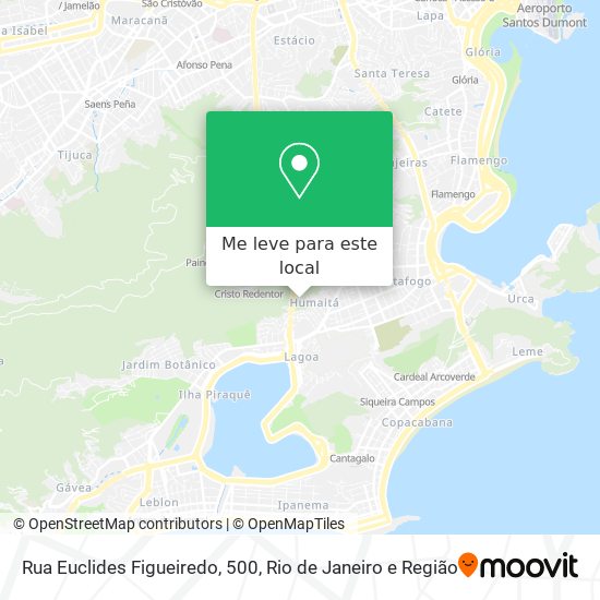 Rua Euclides Figueiredo, 500 mapa