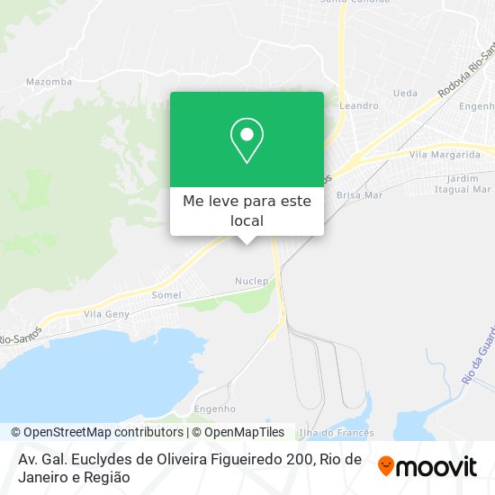Av. Gal. Euclydes de Oliveira Figueiredo 200 mapa