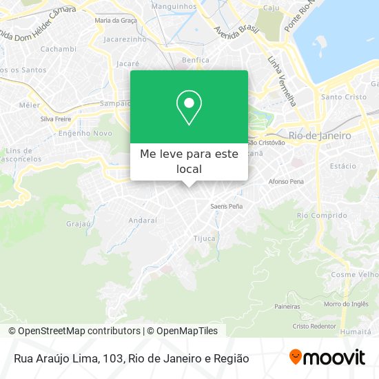 Rua Araújo Lima, 103 mapa