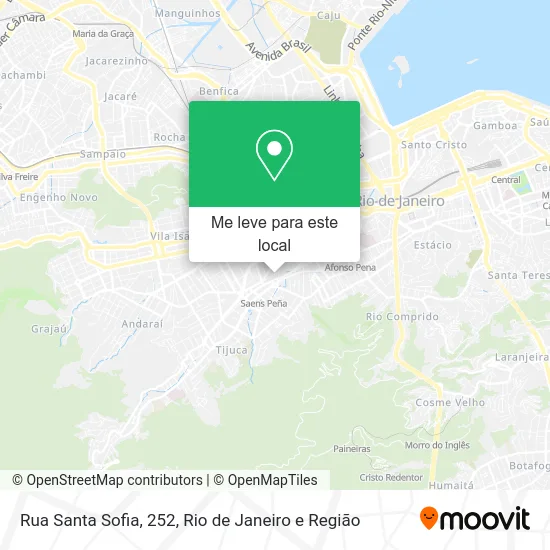 Rua Santa Sofia, 252 mapa