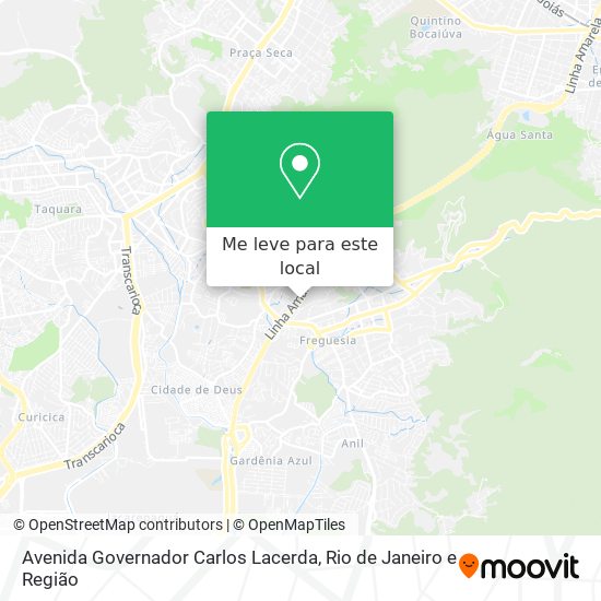 Avenida Governador Carlos Lacerda mapa