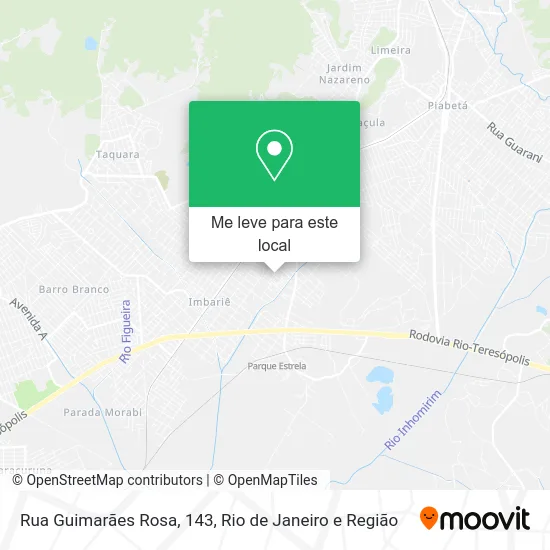 Rua Guimarães Rosa, 143 mapa