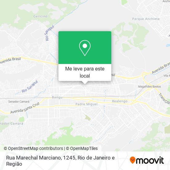 Rua Marechal Marciano, 1245 mapa