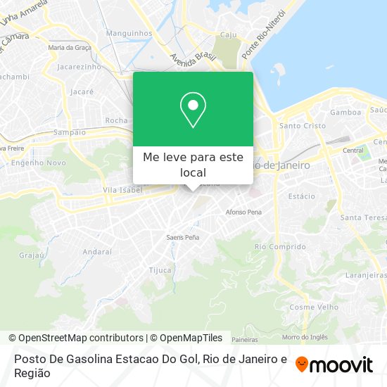 Posto De Gasolina Estacao Do Gol mapa