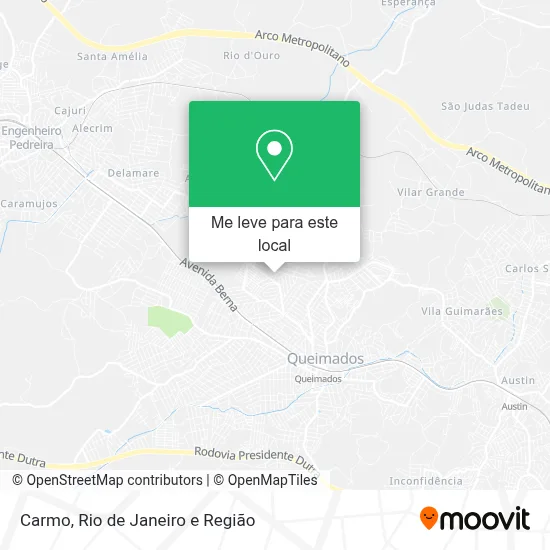Carmo mapa