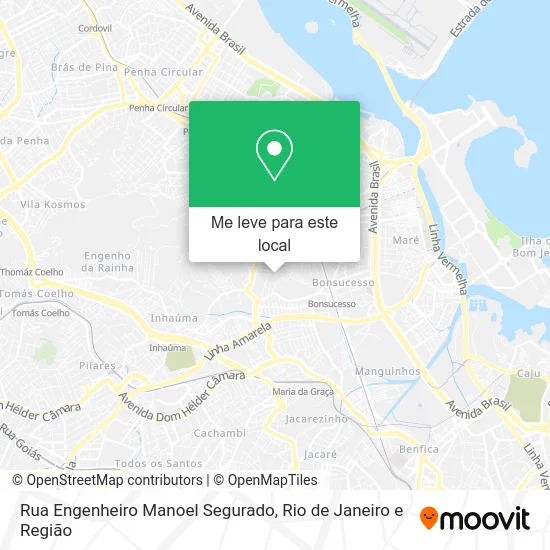 Rua Engenheiro Manoel Segurado mapa
