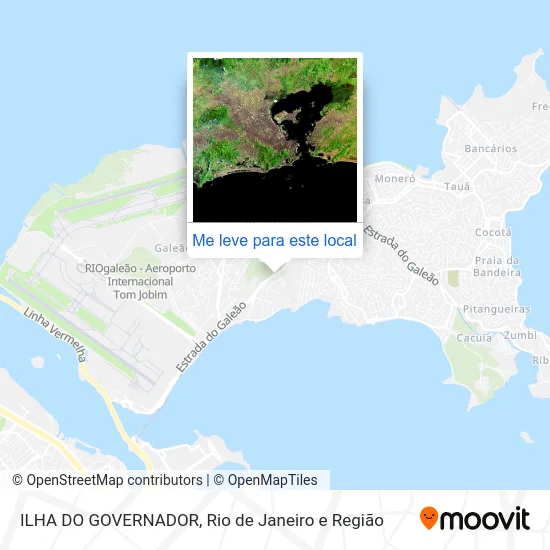 ILHA DO GOVERNADOR mapa
