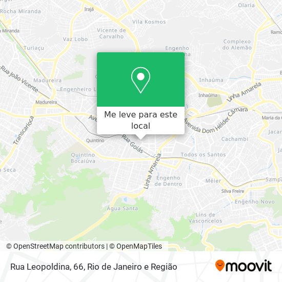 Rua Leopoldina, 66 mapa