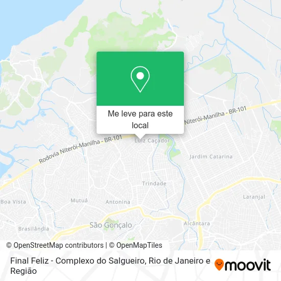 Final Feliz - Complexo do Salgueiro mapa