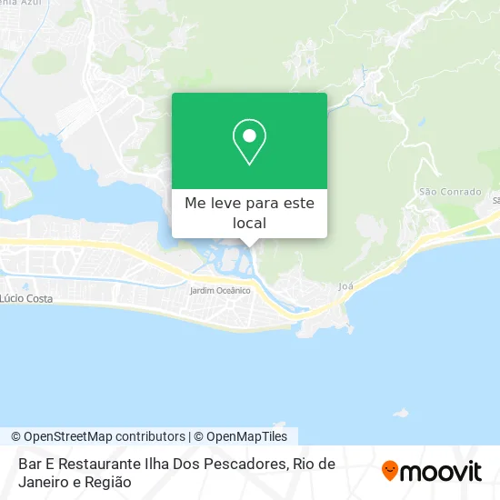 Bar E Restaurante Ilha Dos Pescadores mapa
