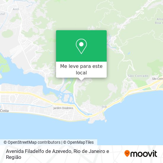 Avenida Filadelfo de Azevedo mapa