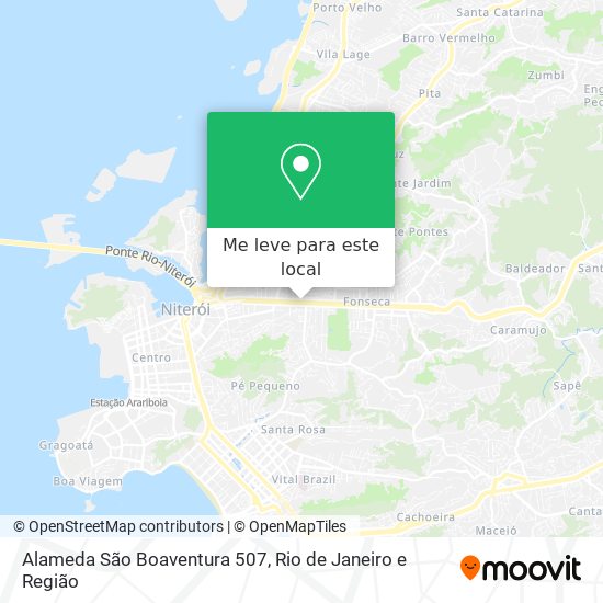 Alameda São Boaventura 507 mapa