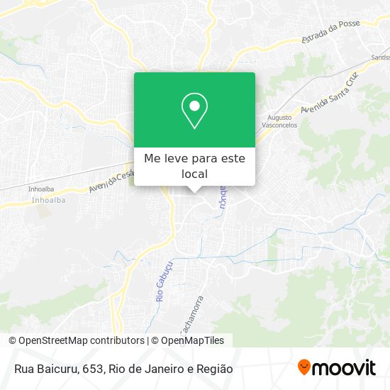 Rua Baicuru, 653 mapa