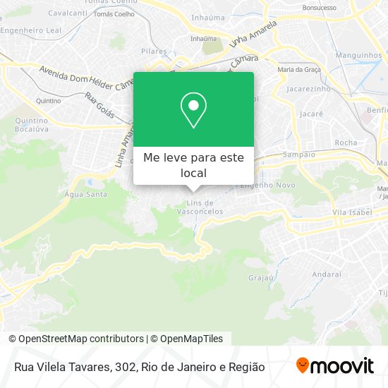 Rua Vilela Tavares, 302 mapa