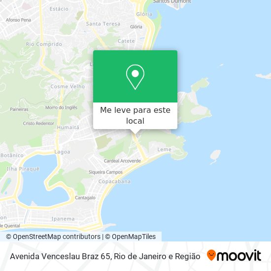Avenida Venceslau Braz 65 mapa