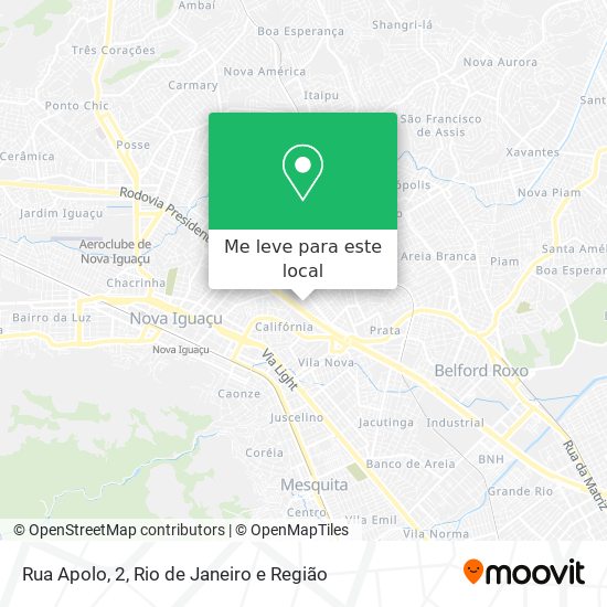 Rua Apolo, 2 mapa