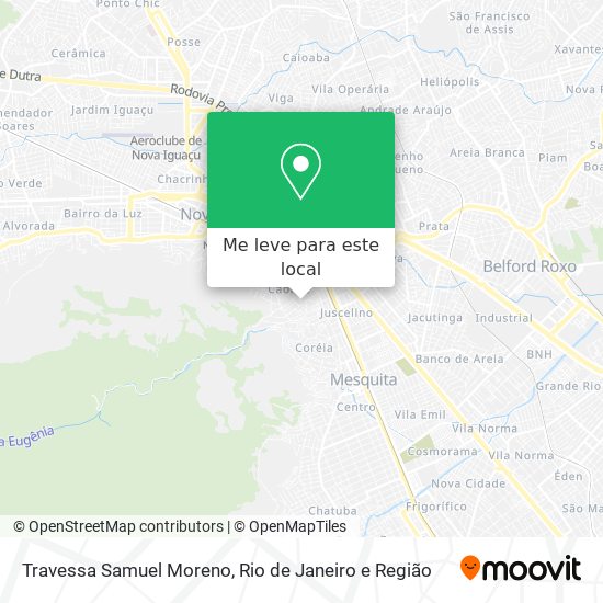 Travessa Samuel Moreno mapa