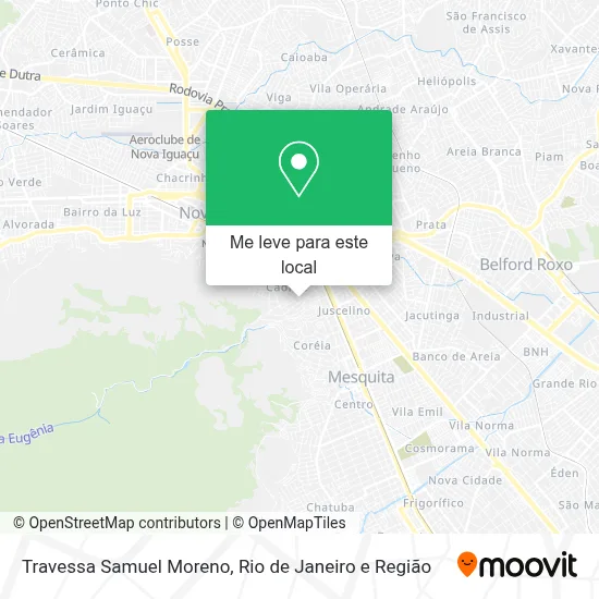 Travessa Samuel Moreno mapa