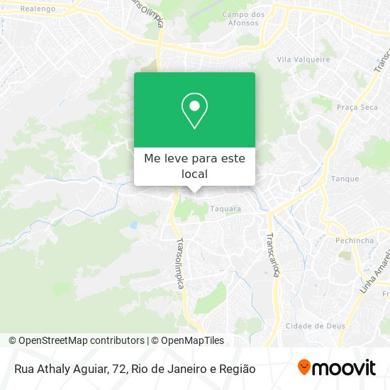 Rua Athaly Aguiar, 72 mapa