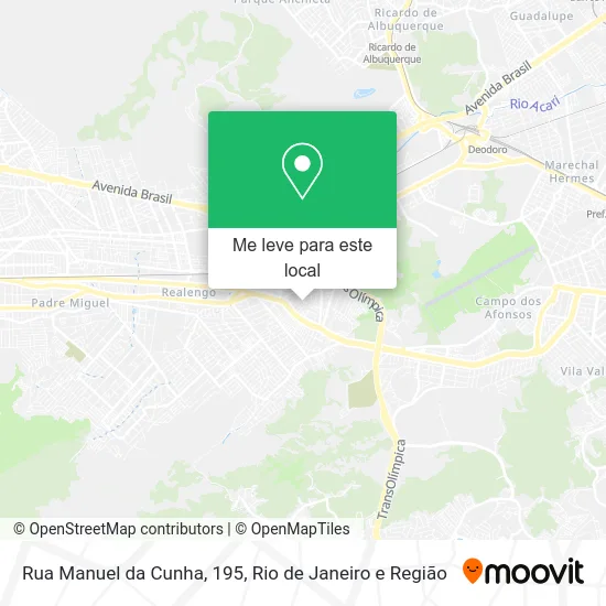 Rua Manuel da Cunha, 195 mapa