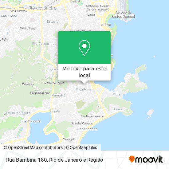 Rua Bambina 180 mapa