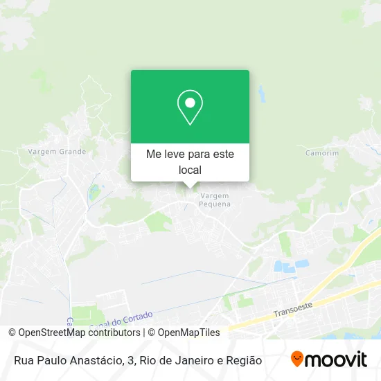 Rua Paulo Anastácio, 3 mapa