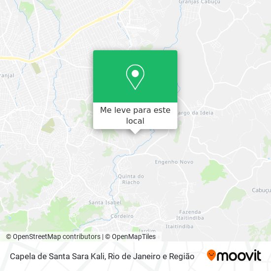 Capela de Santa Sara Kali mapa
