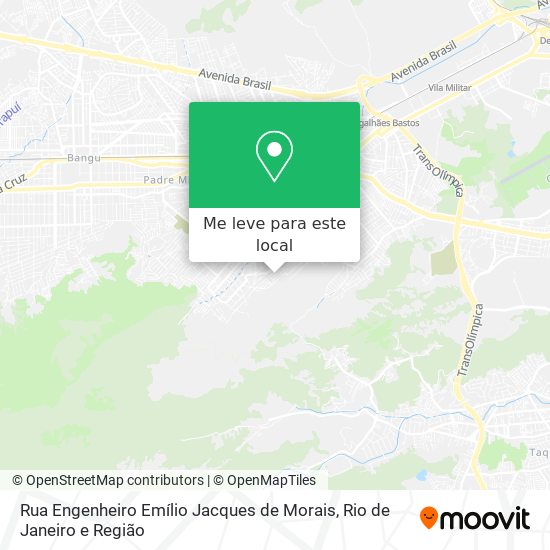 Rua Engenheiro Emílio Jacques de Morais mapa