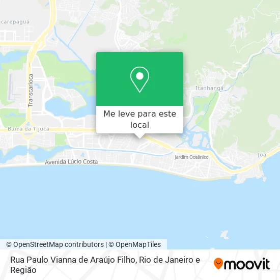 Rua Paulo Vianna de Araújo Filho mapa