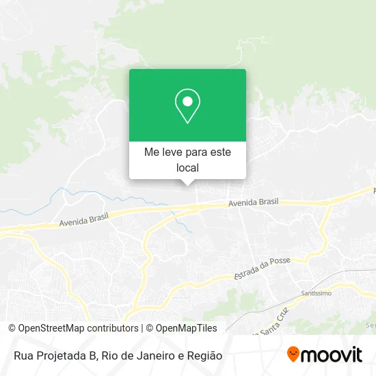 Rua Projetada B mapa