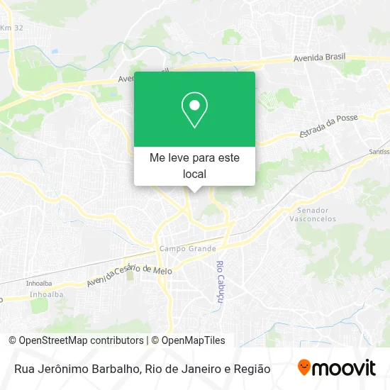 Rua Jerônimo Barbalho mapa