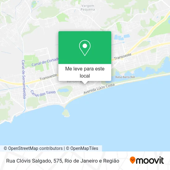 Rua Clóvis Salgado, 575 mapa