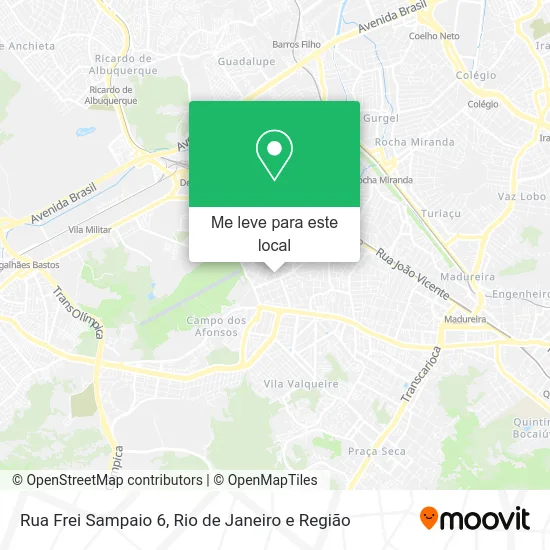 Rua Frei Sampaio 6 mapa