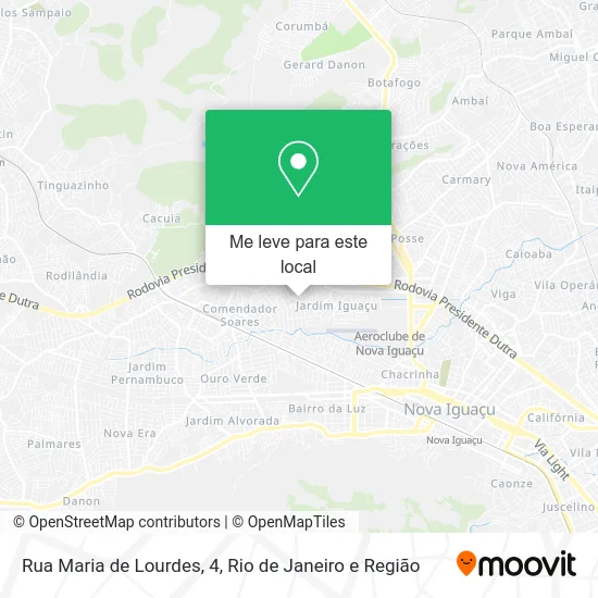 Rua Maria de Lourdes, 4 mapa