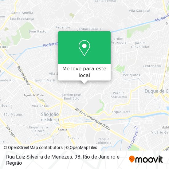 Rua Luiz Silveira de Menezes, 98 mapa