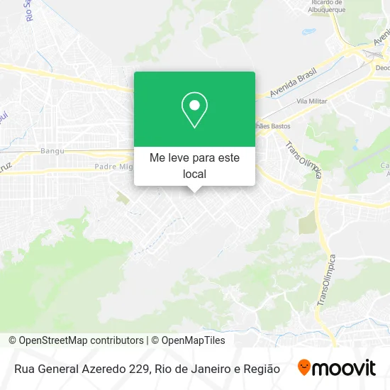 Rua General Azeredo 229 mapa