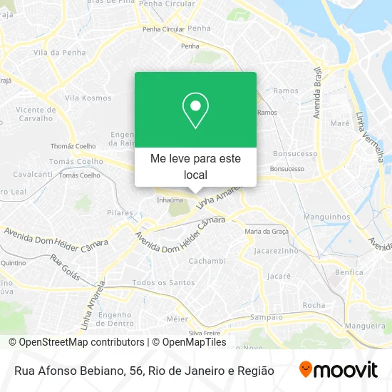 Rua Afonso Bebiano, 56 mapa