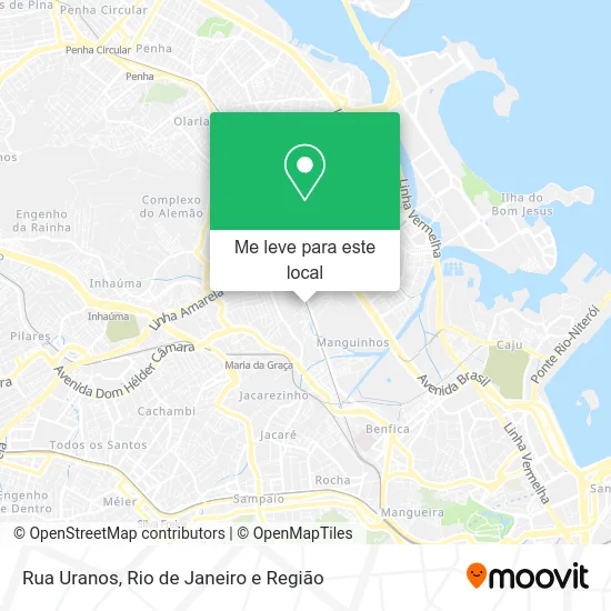 Rua Uranos mapa
