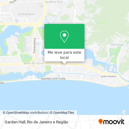 Garden Hall mapa