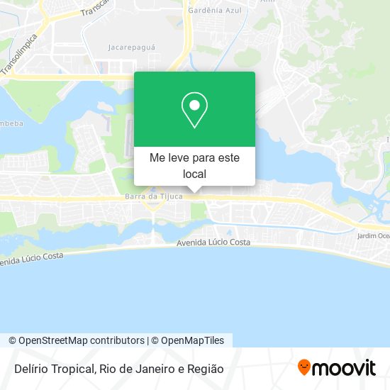 Delírio Tropical mapa