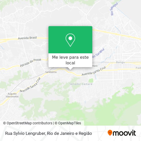 Rua Sylvio Lengruber mapa