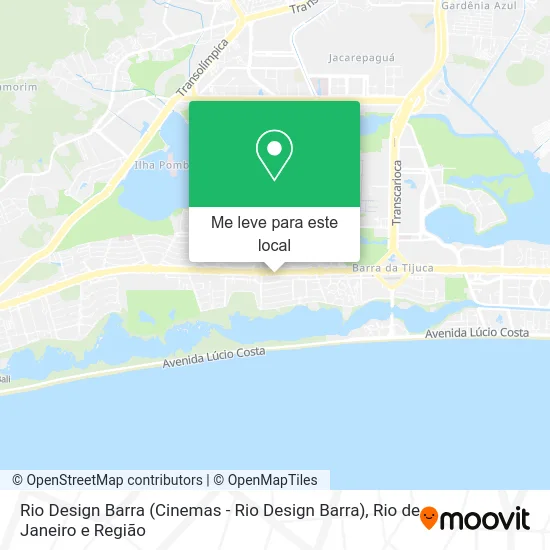 Rio Design Barra mapa